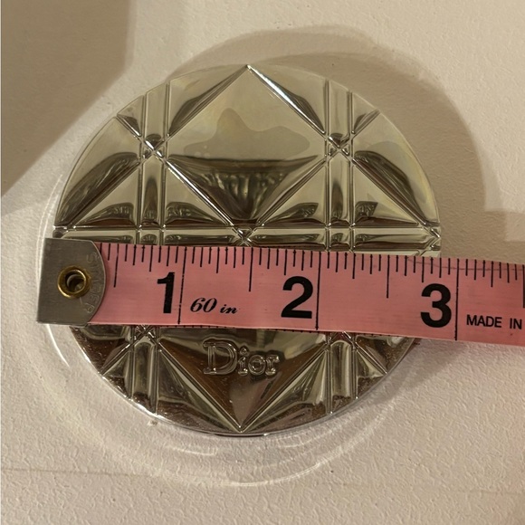 🩶🩶 💋💋 Dior Geometric Silver Compact Mirror - Picture 7 of 10